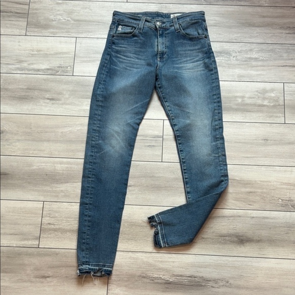 AG Adriano Goldschmied Farrah high rise skinny jeans size 27